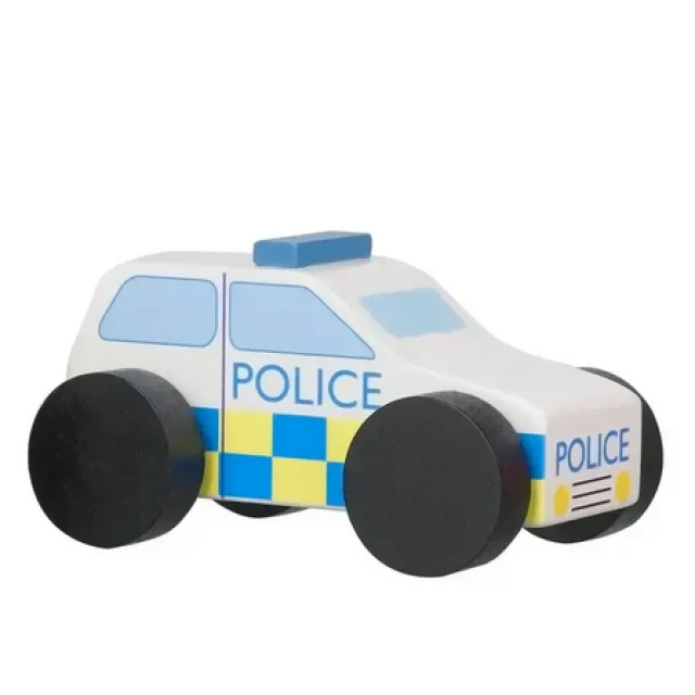 Wooden Police Car - Emergency Services