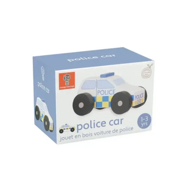 Wooden Police Car - Emergency Services