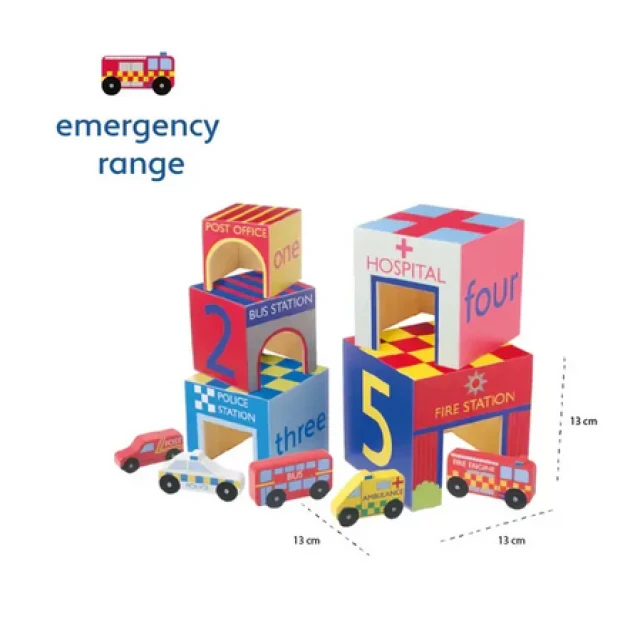 Кубчета за подреждане с колички -  Emergency Services