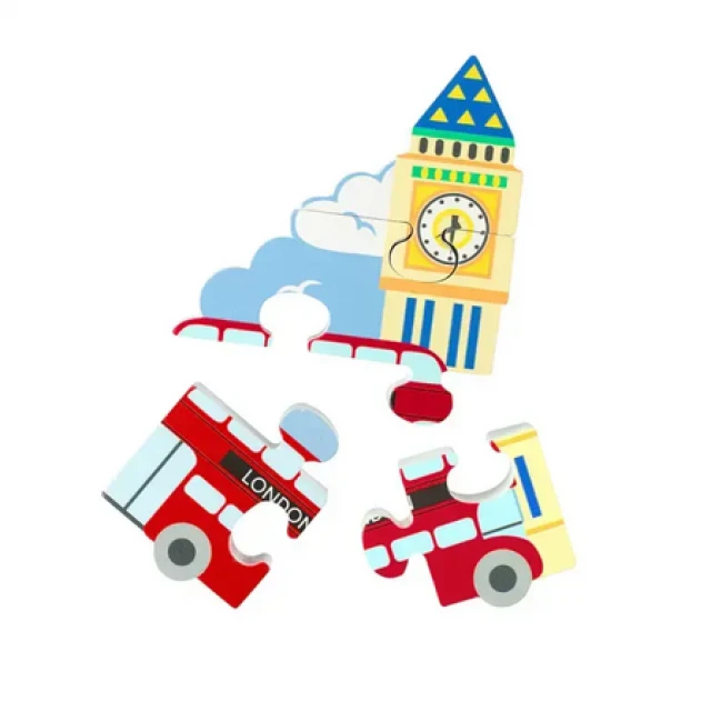Дървен Пъзел Лондон - British Collection