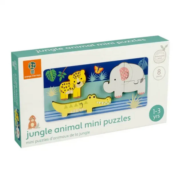 Дървен Пъзел Животни - Jungle Animals