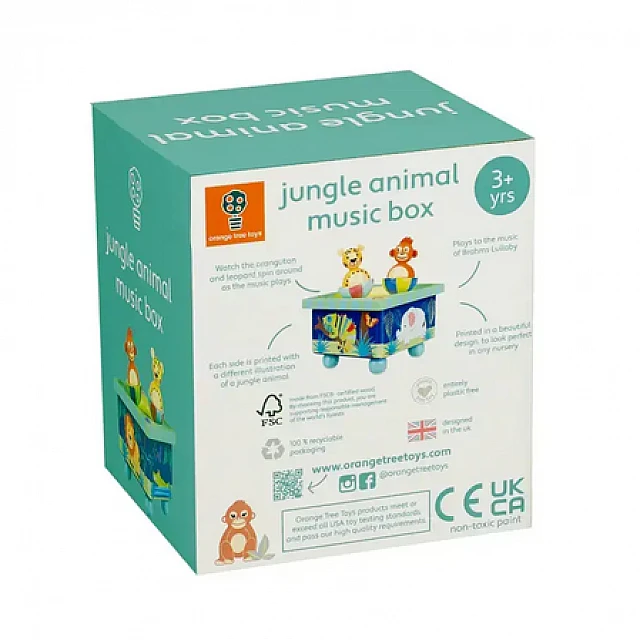 Music box Dancing Animals - Jungle Animals