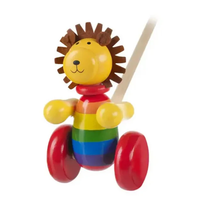 Wooden Piston Lion - Animals Collection