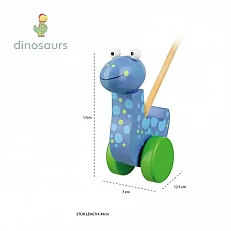Дървена Буталка "Диплодок" - Dinosaurs