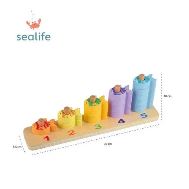 Fish Counting String - Sea Life