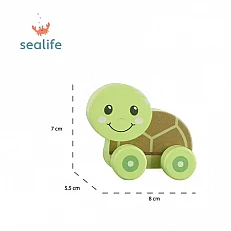 Дървена играчка за бутане "Костенурка" -  Sea Life