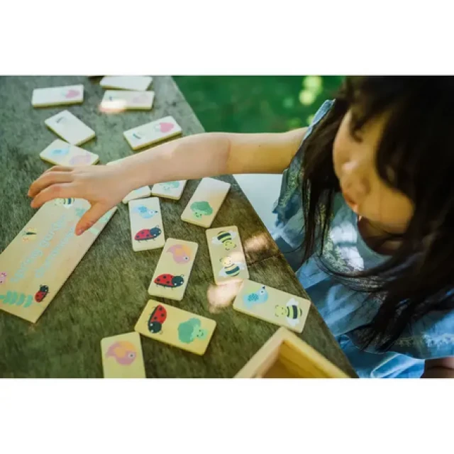 Wooden Domino Garden - Spring Garden