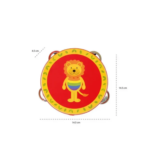 Musical toy, Tambourine, Lion