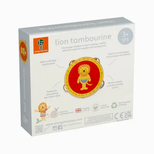 Musical toy, Tambourine, Lion