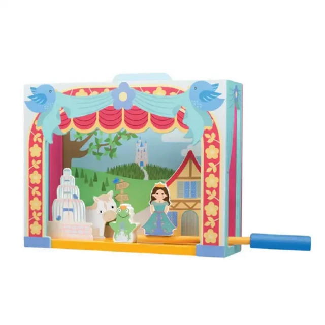Wooden theater set