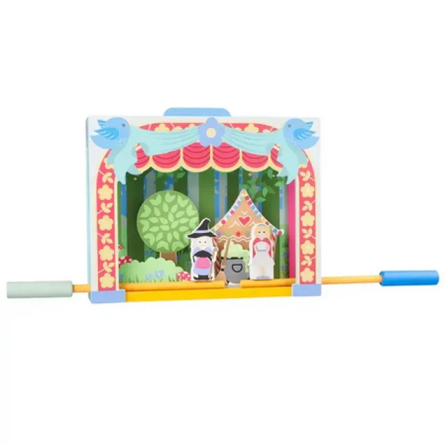 Wooden theater set