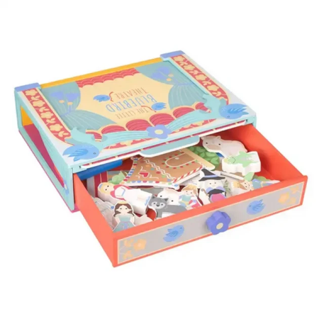 Wooden theater set