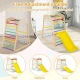Climbing frame with slide 4in1, colorful, Costway