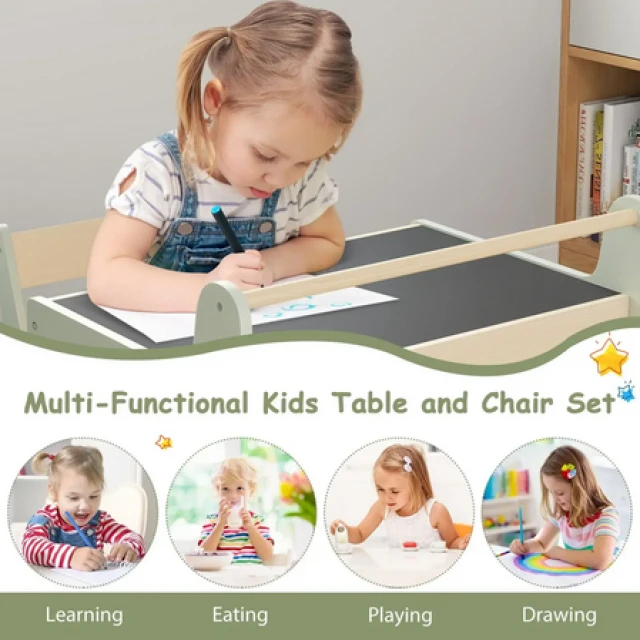 Children's drawing table 2 in 1, Costway