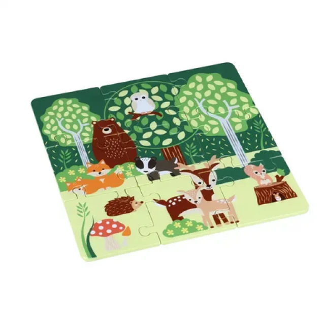 Wooden puzzle, forest animals