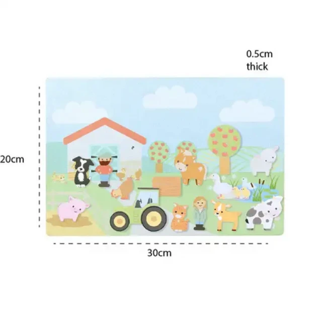 Magnetic board - Farm