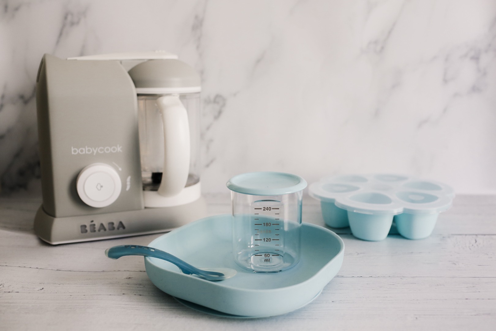 Уред за приготвяне на бебешка храна BEABA Babycook Solo Grey