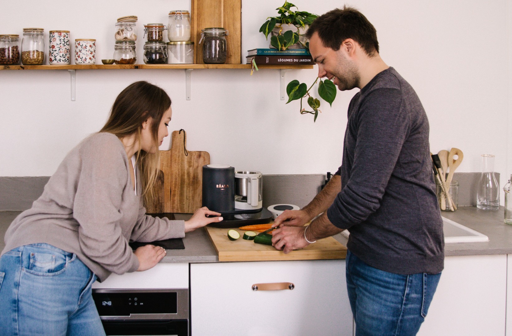 Уред за готвене Babycook SMART - Charcoal Grey