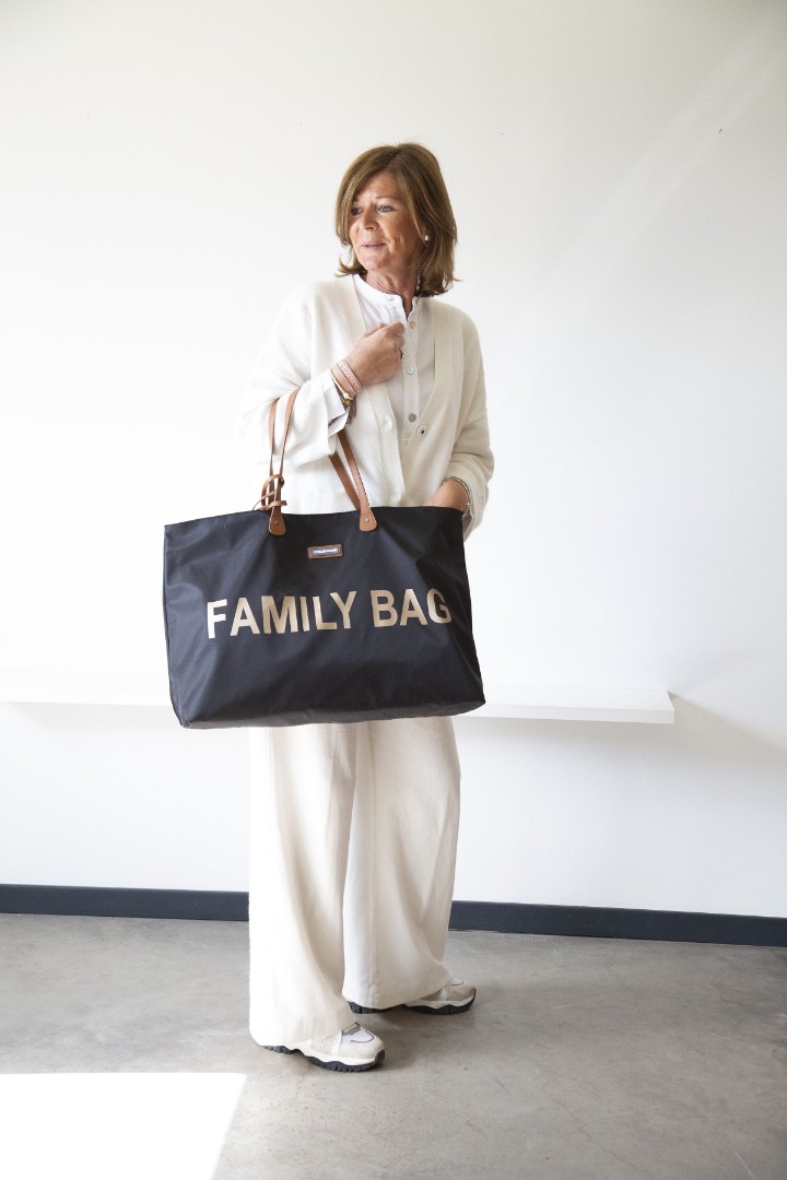 Чанта Family Bag черно/златно