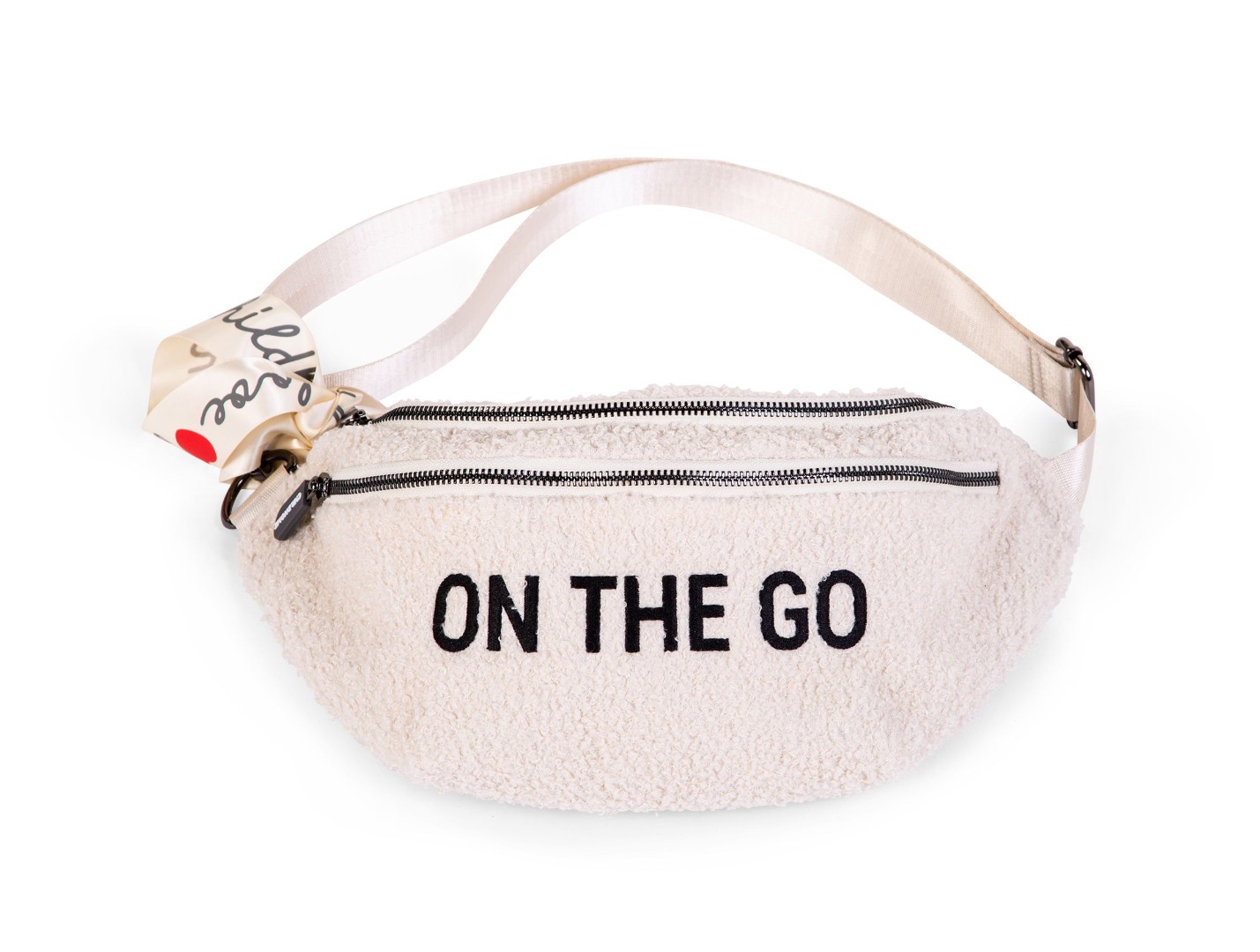 Чанта за кръста banana bag on the go hip bag - teddy бяла