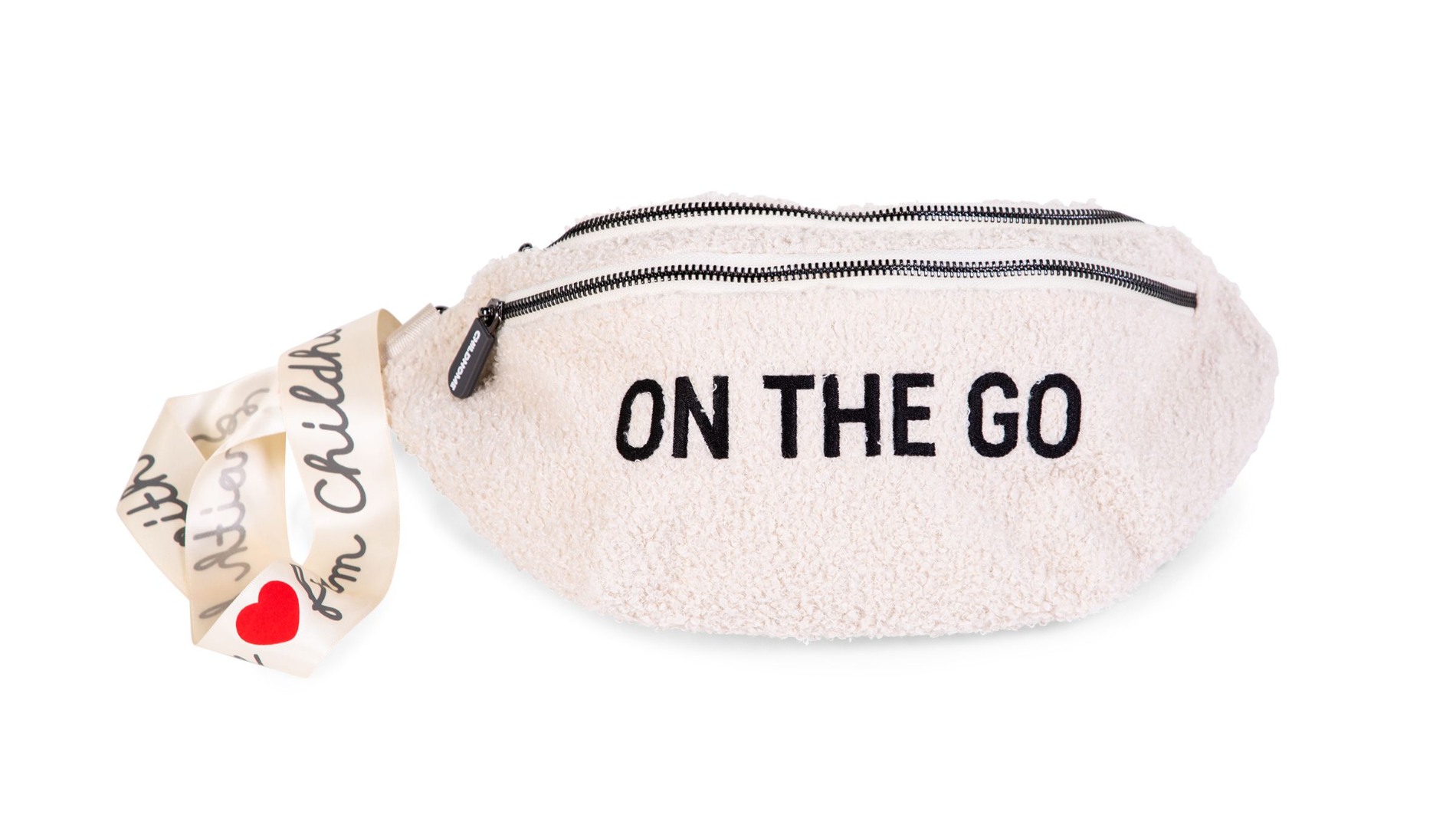 Чанта за кръста banana bag on the go hip bag - teddy бяла