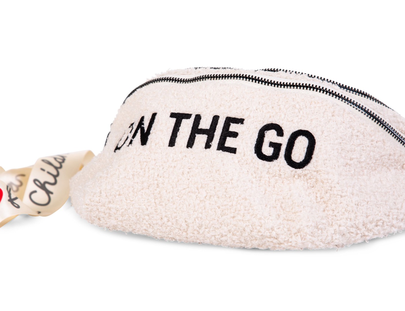 Чанта за кръста banana bag on the go hip bag - teddy бяла