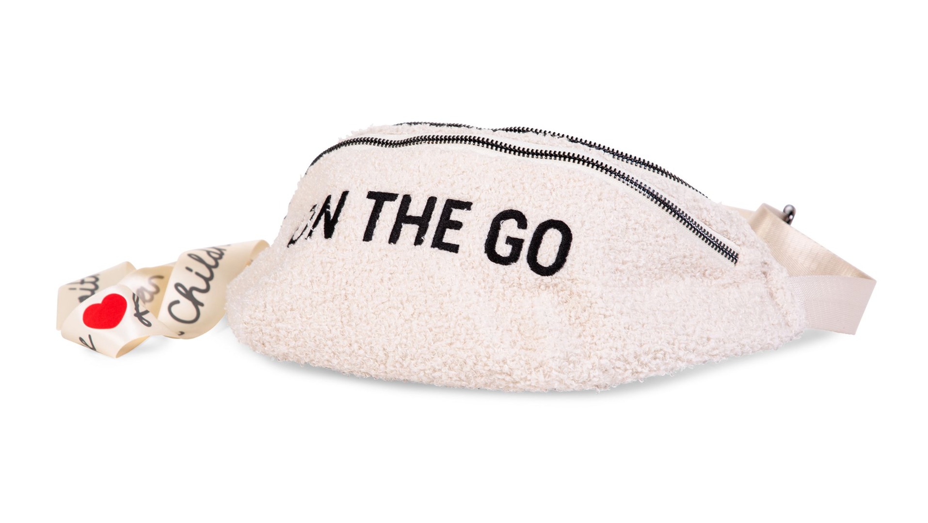 Чанта за кръста banana bag on the go hip bag - teddy бяла