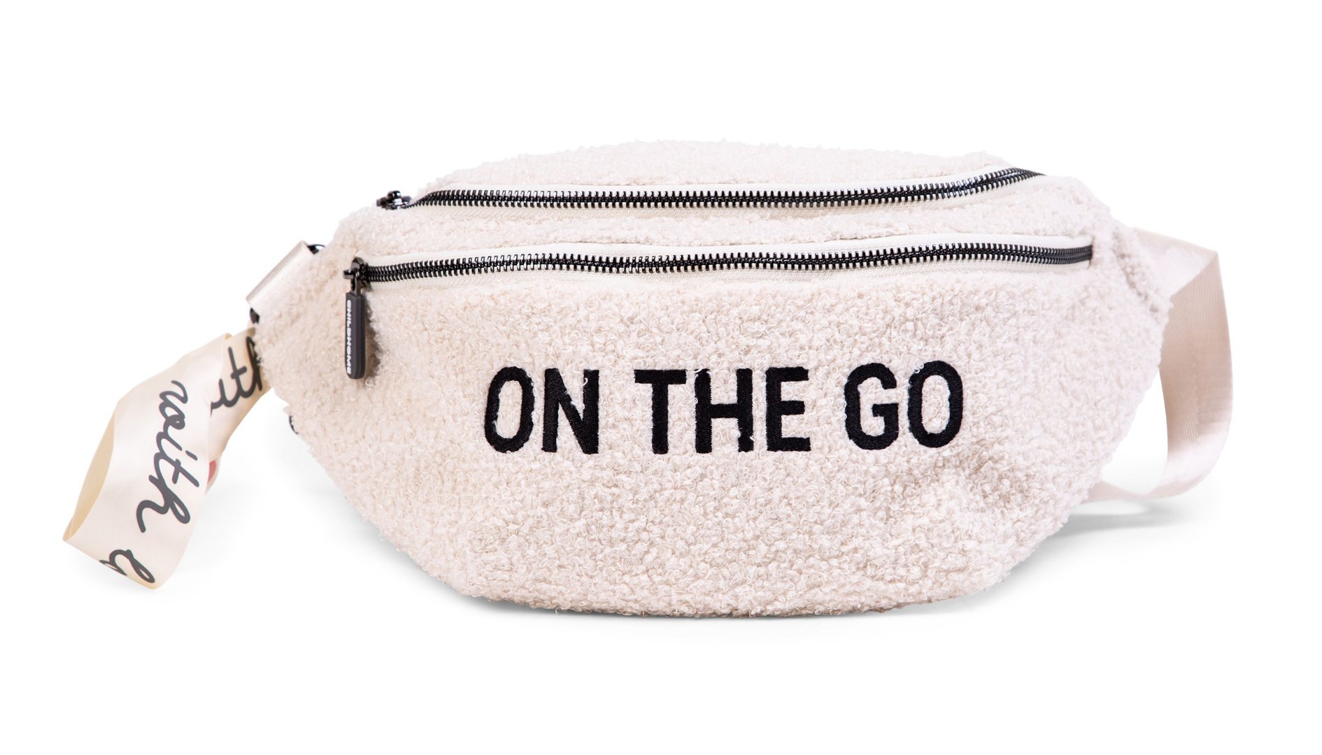 Чанта за кръста banana bag on the go hip bag - teddy бяла