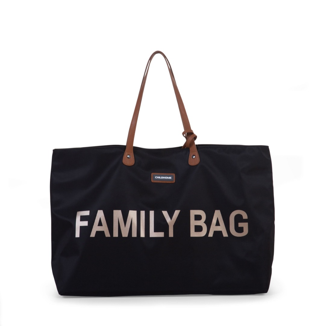 Чанта Family Bag черно/златно