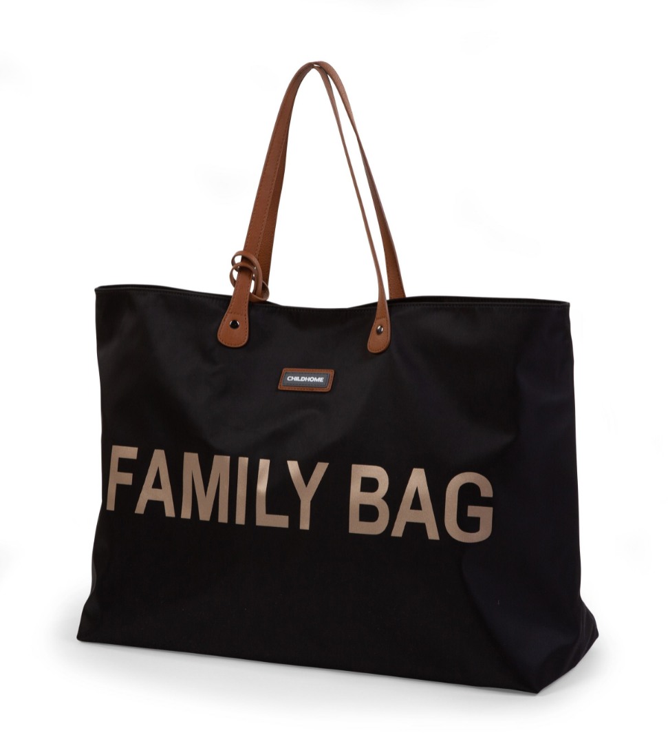 Чанта Family Bag черно/златно