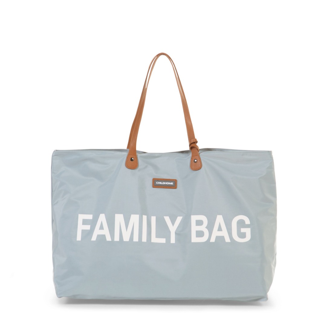 Чанта Family Bag сиво/бяло