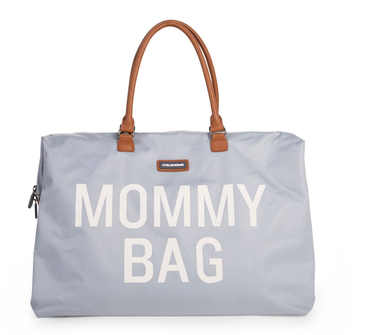 Чанта Mommy Bag сиво/екрю