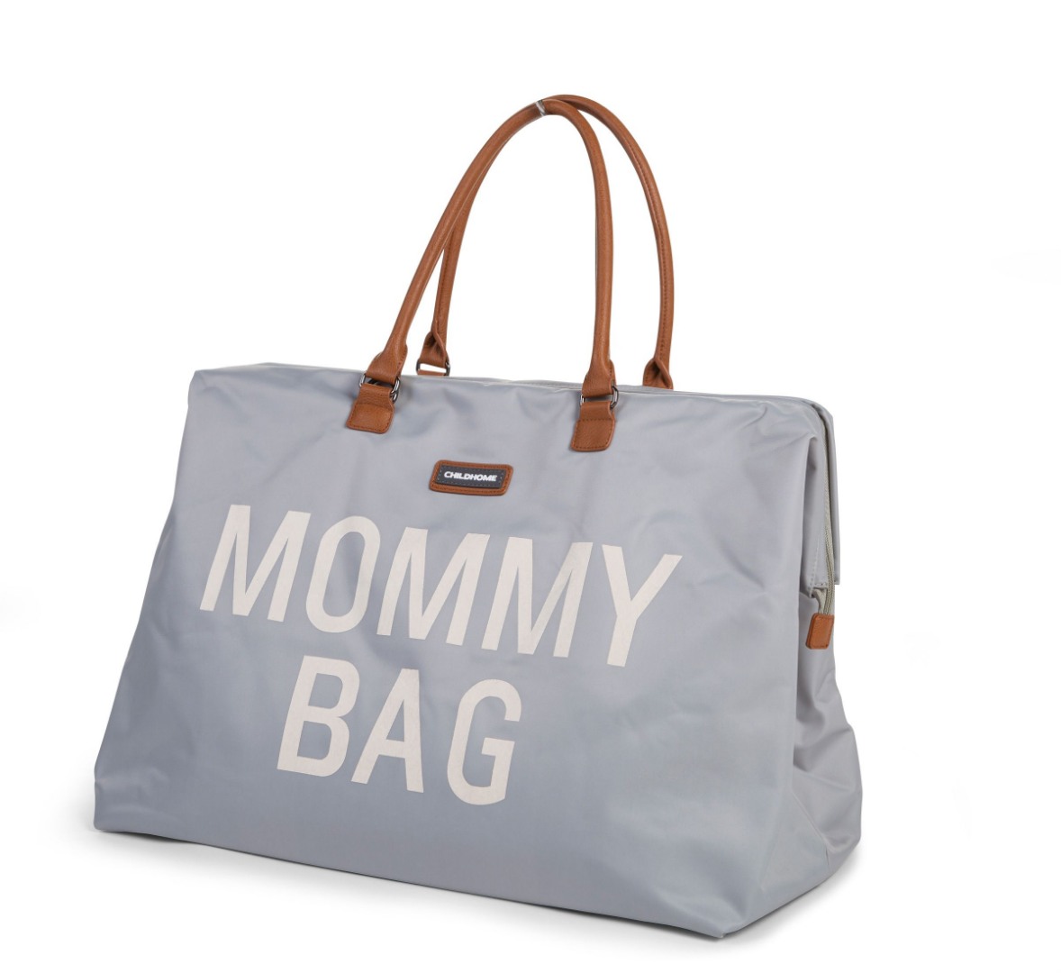 Чанта Mommy Bag сиво/екрю