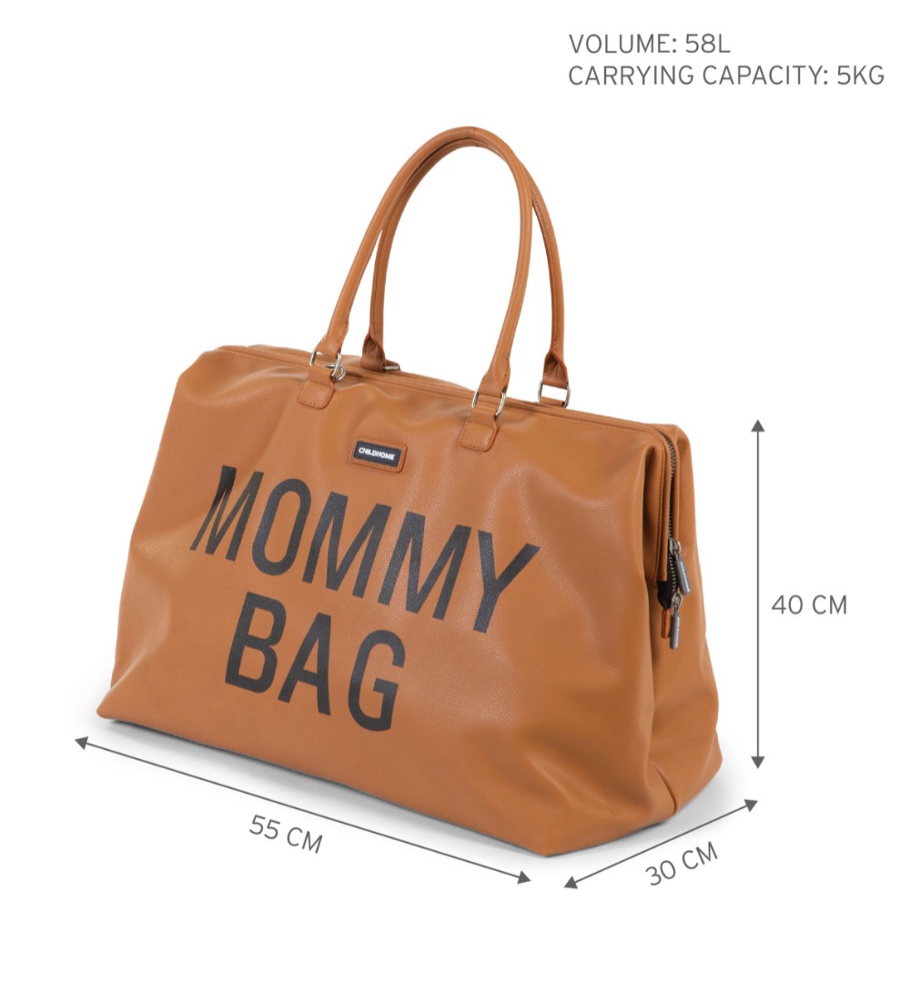 Чанта Mommy Bag кафява LEATHERLOOK
