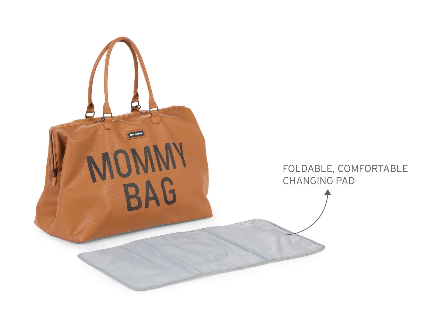 Чанта Mommy Bag кафява LEATHERLOOK