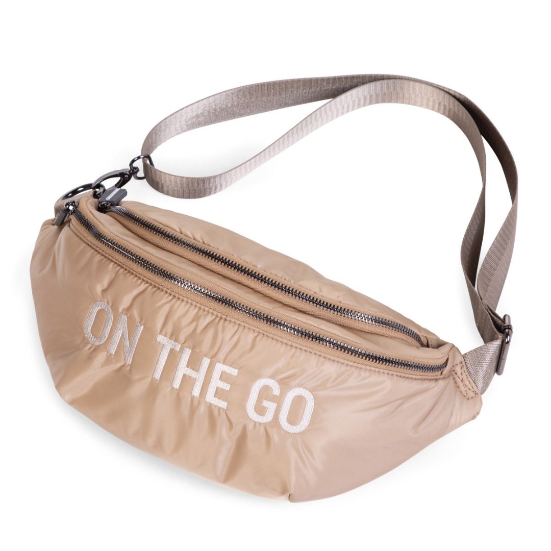 Чанта за кръста banana bag on the go hip bag - бежов шушляк