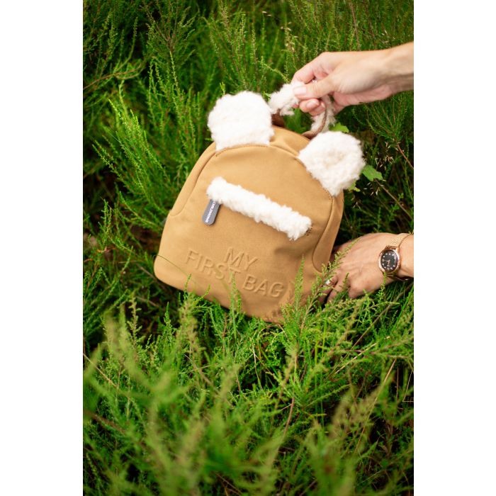 Childrens backpack my first bag - suede-look
