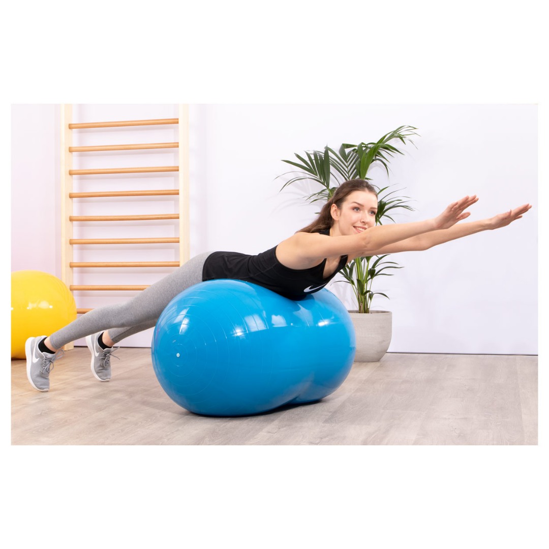 Топка за гимнастика фъстък Physio Roll 70 см