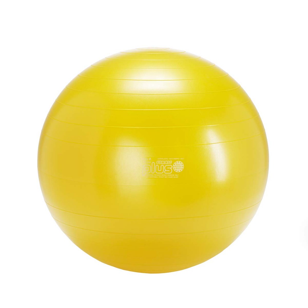 Топка за гимнастика Gymnic Plus 75смBRQ, жълт