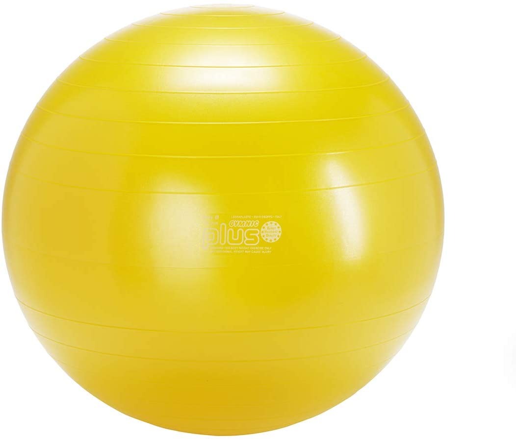 Топка за гимнастика Gymnic Plus 75смBRQ, жълт