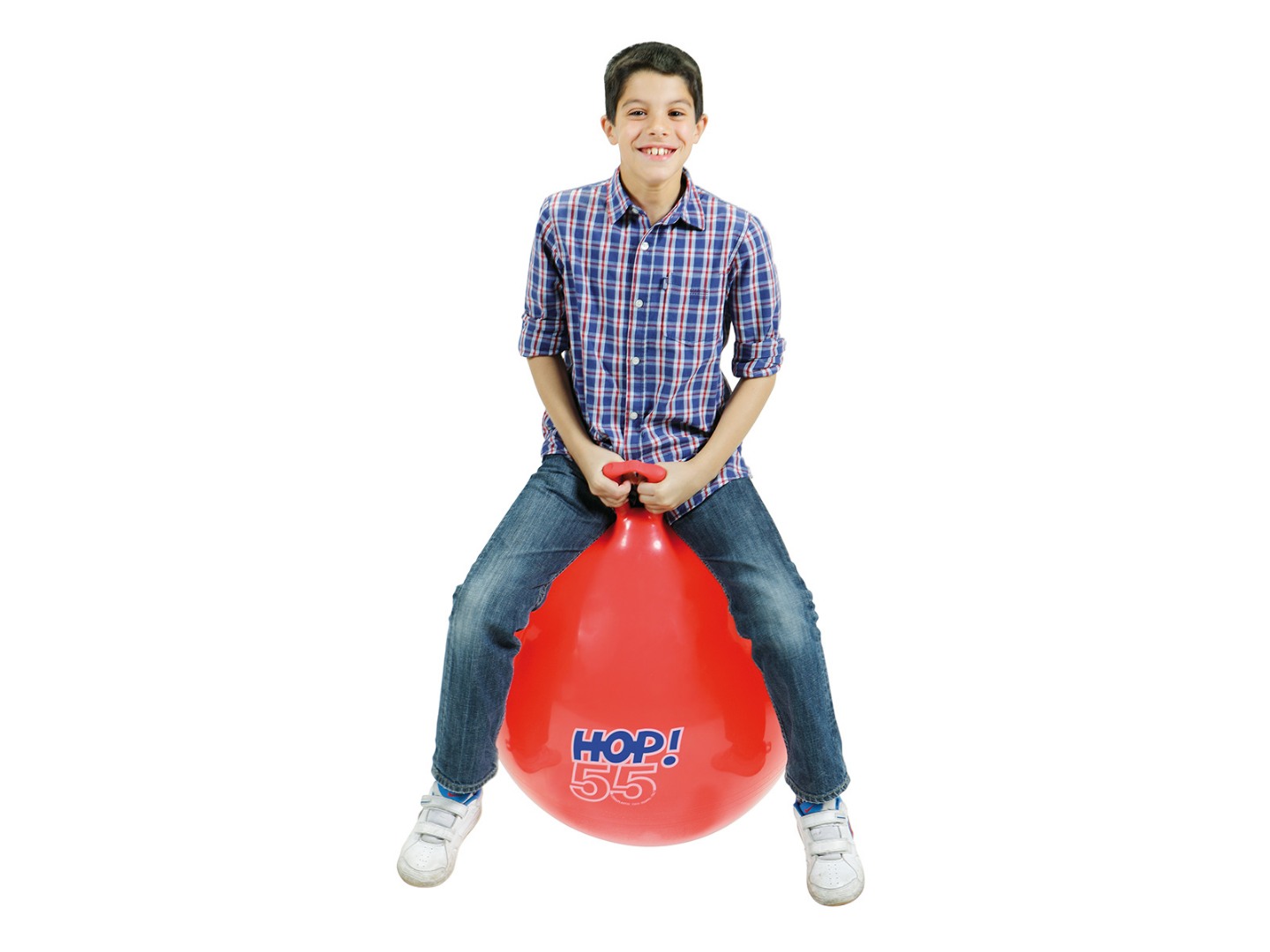 Топка за скачане Hop Ball 55см червена