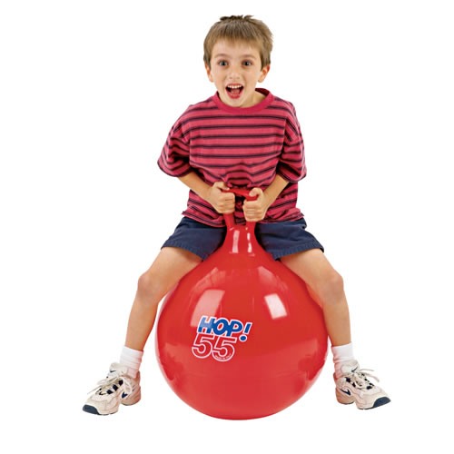 Топка за скачане Hop Ball 55см червена