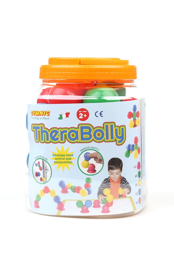 Thera Bolly– комплект 28бр. различни по цвят топчета вендузи