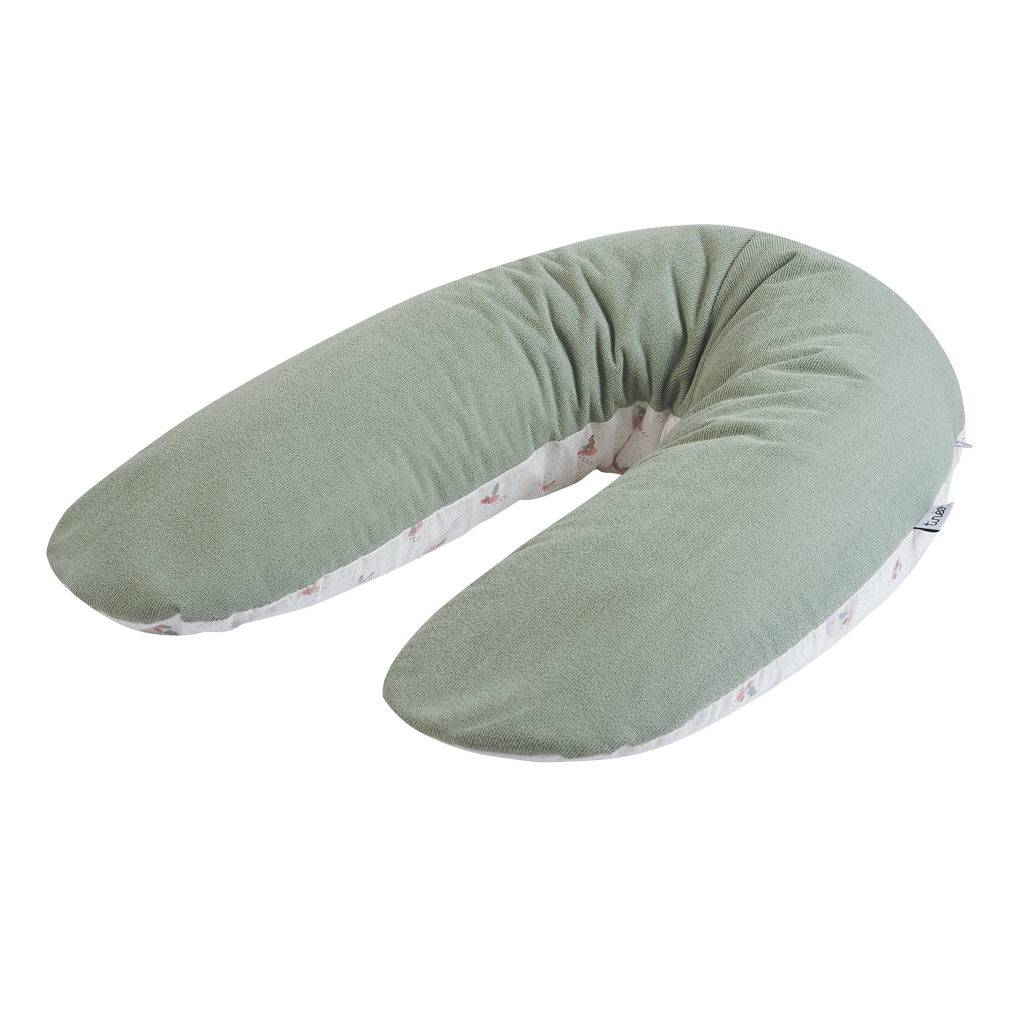 Pregnancy and Nursing Pillow Natural Green Tineo