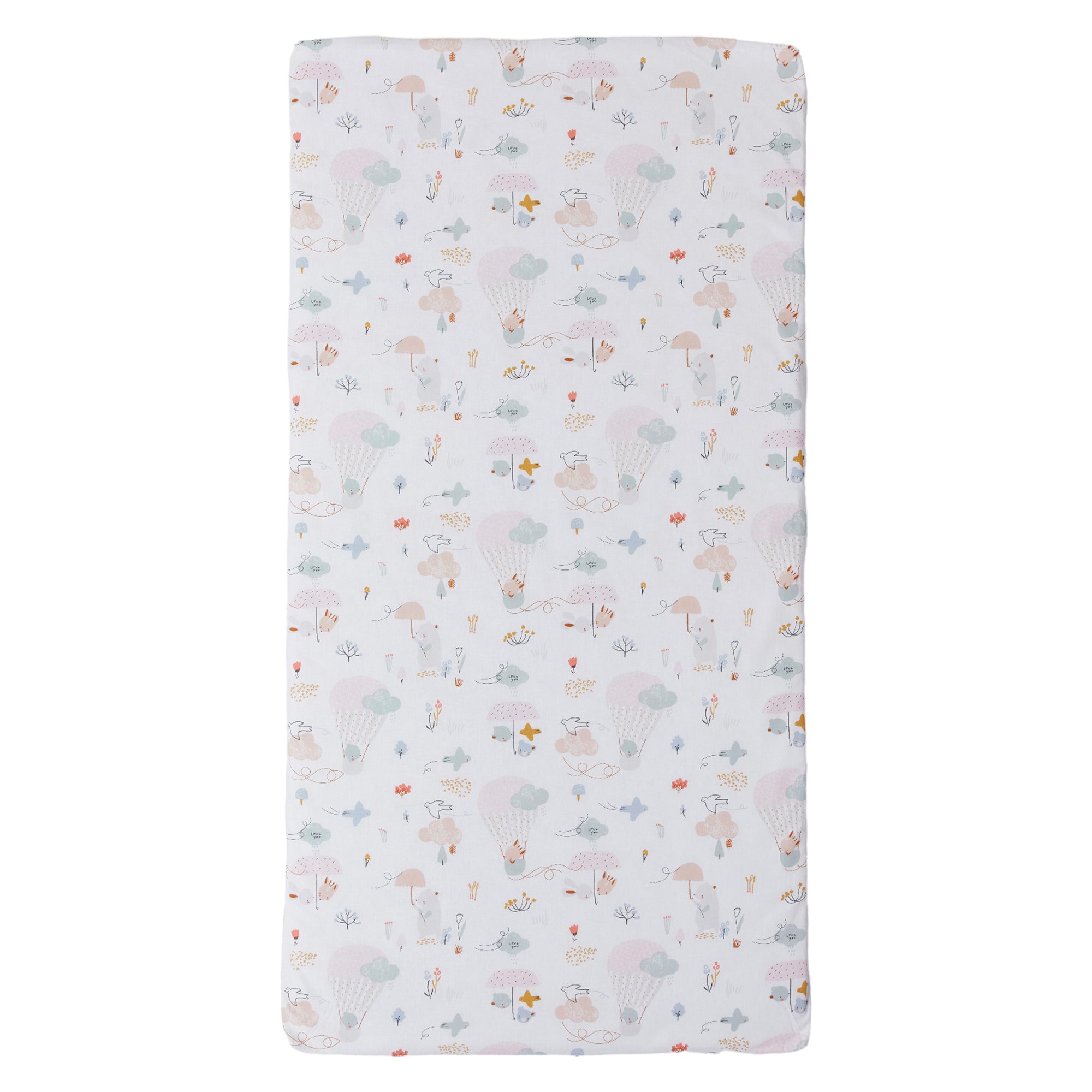 Baby travel mattress 60x120 cm – Balloons by Tineo