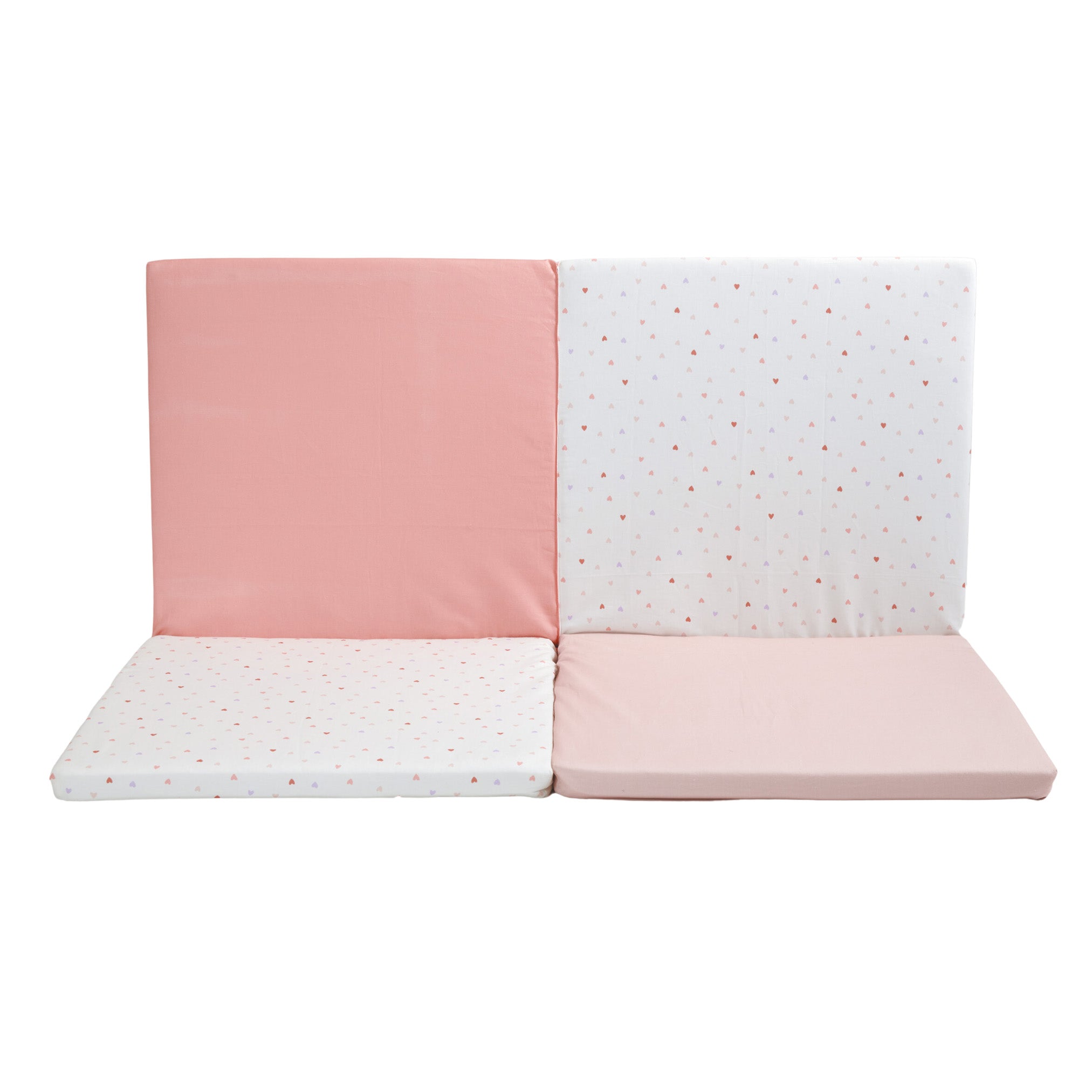 Интелигентна Постелка 3В1-Постелка За Игра, Подвижен Матрак И Барбарон Сърца Tineo