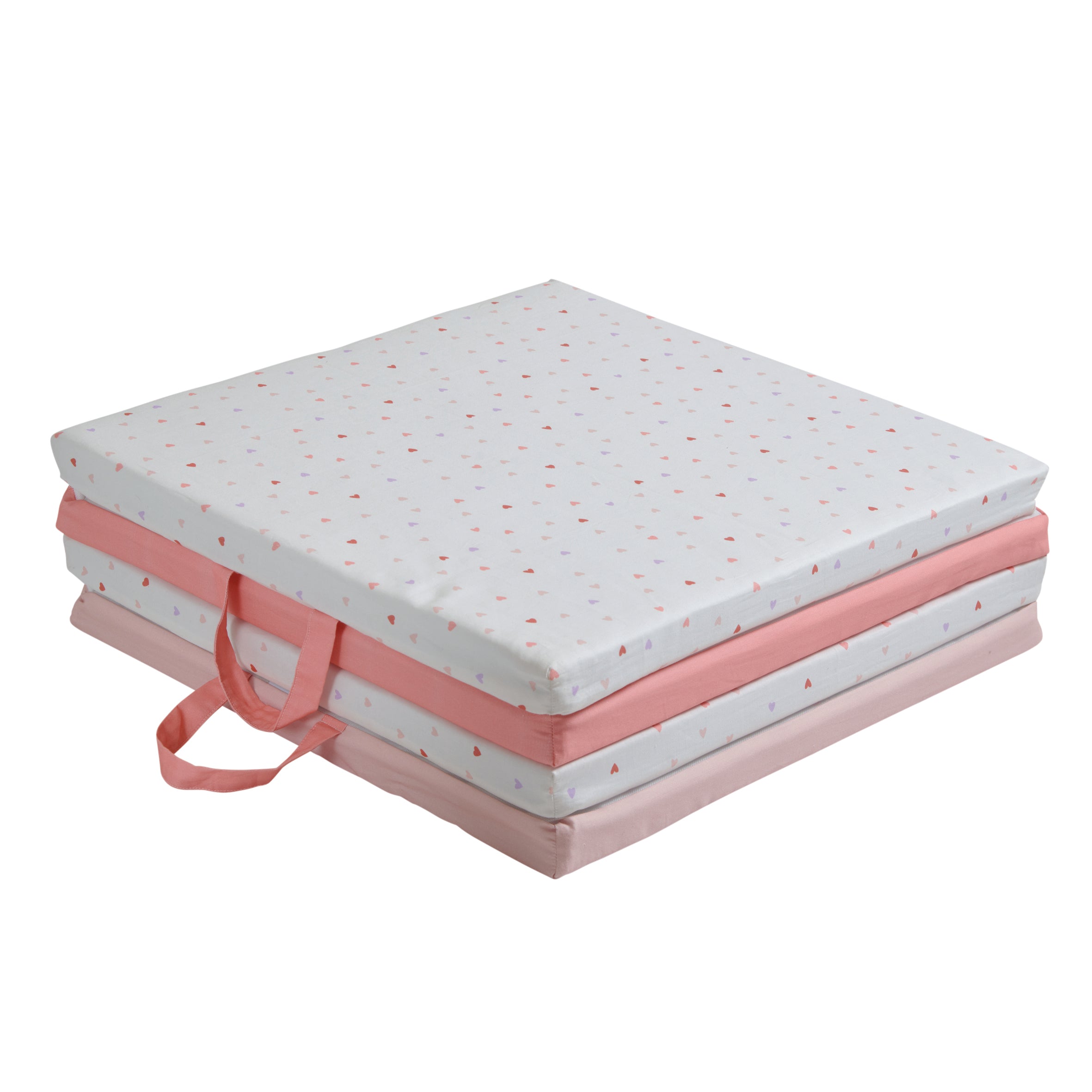 Интелигентна Постелка 3В1-Постелка За Игра, Подвижен Матрак И Барбарон Сърца Tineo