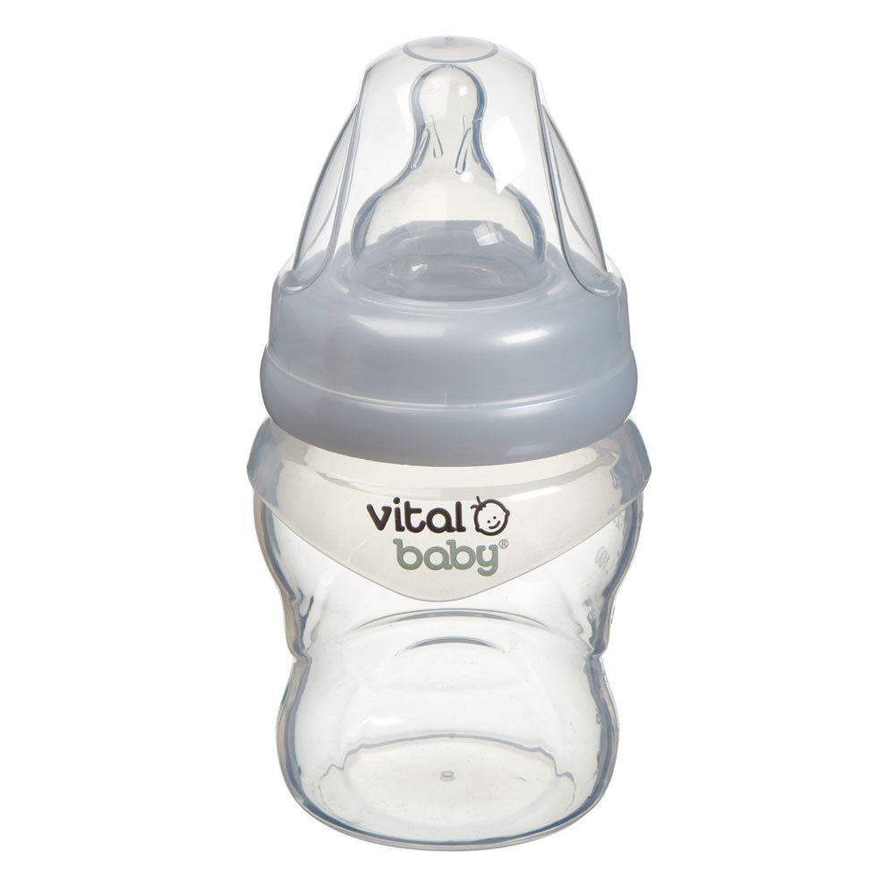 Силиконово шише за подпомагане на храненето 150 мл. Vital Baby