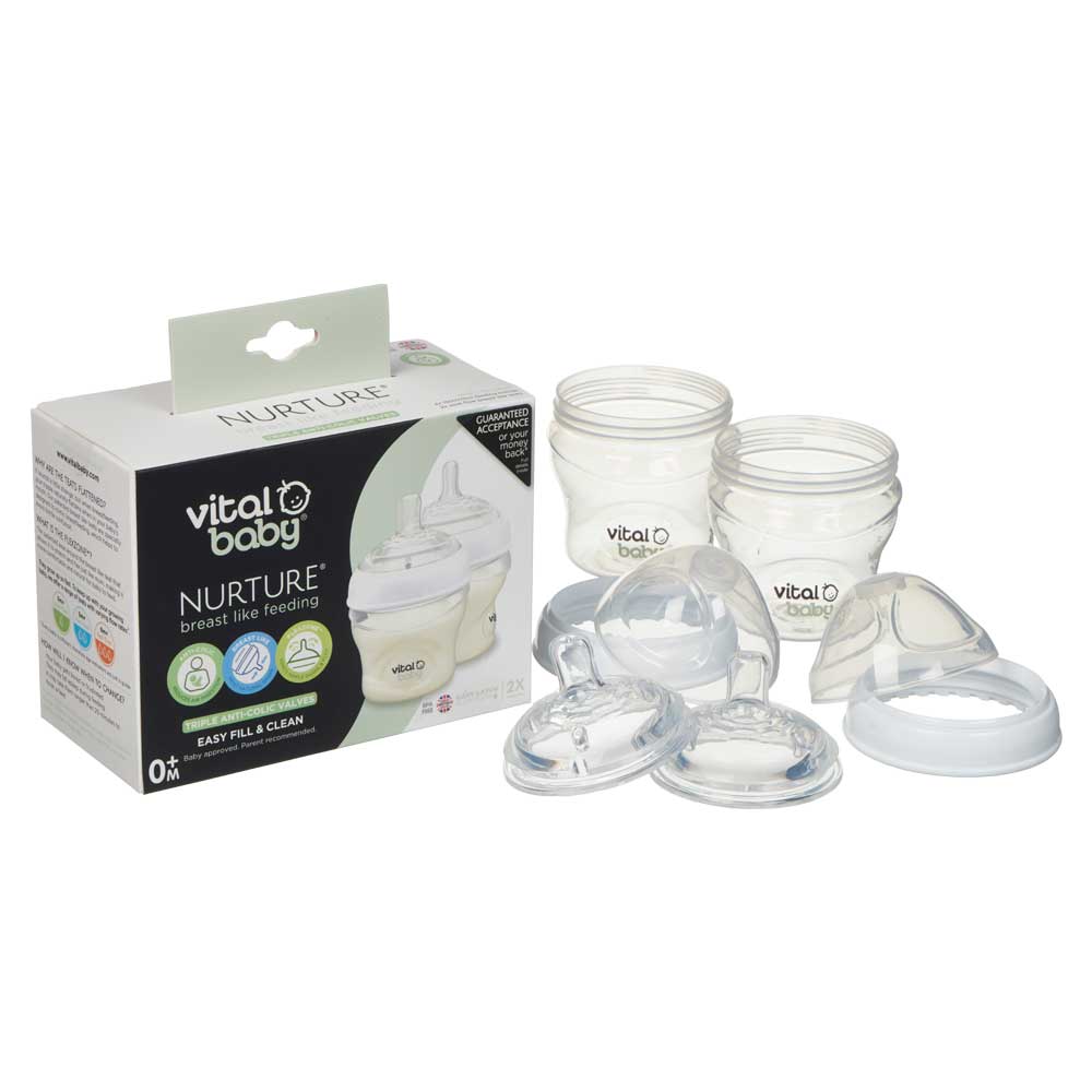 Шишета за хранене 150 ml 2 бр. Vital Baby