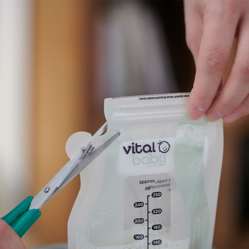Пликчета за съхранение на кърма Vital Baby